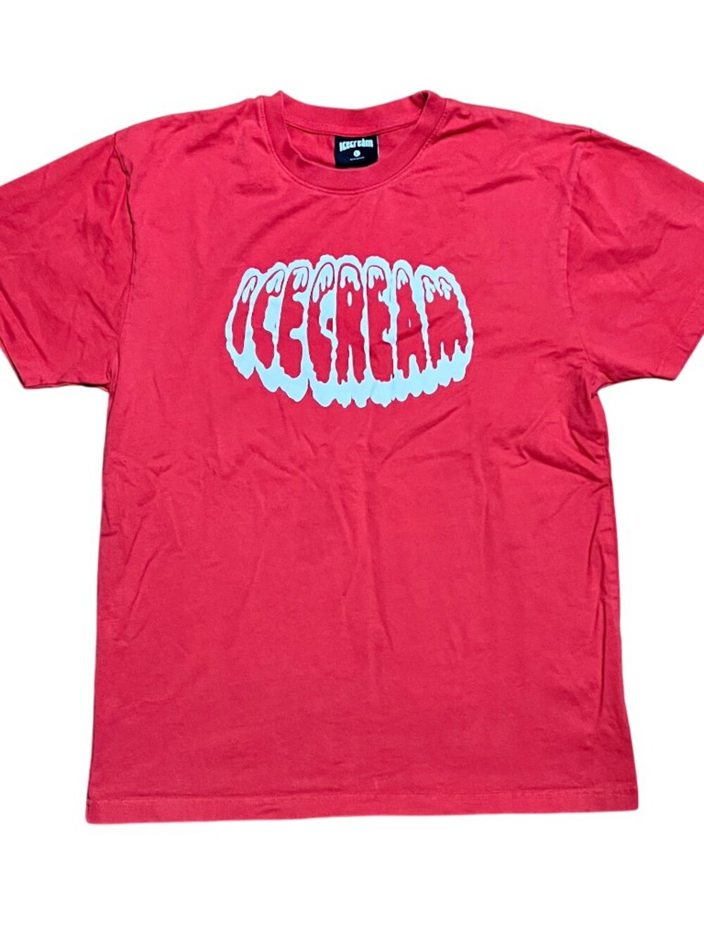 Ice Cream Pharrell Billionaire Boys Club Red Logo Graphic T-Shirt, Men's Large